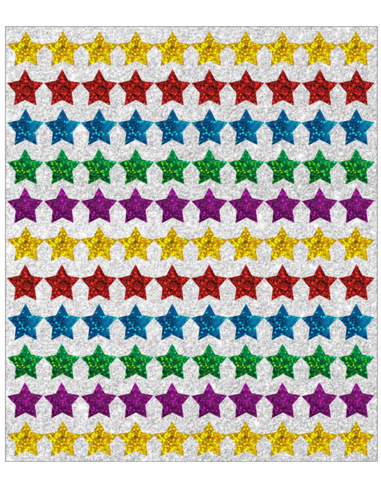 Carson-Dellosa DAZZLE CHART SEALS: STARS ASSORTED COLORS - 440 PACK