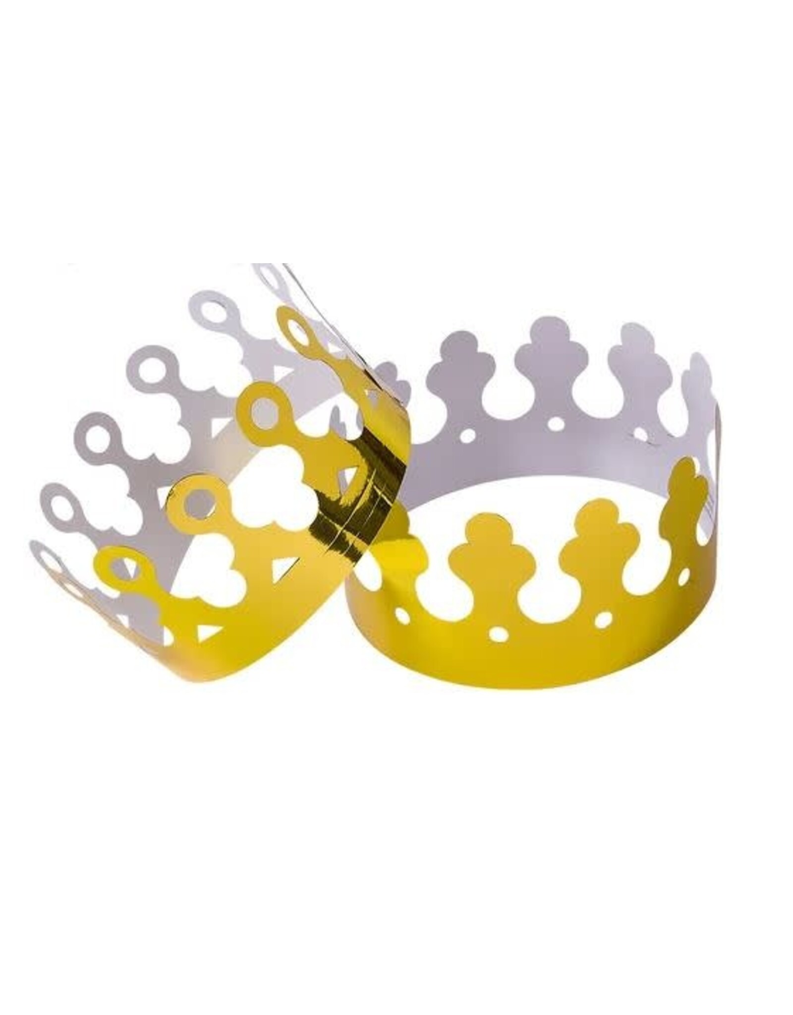 GOLD FOIL CROWNS - 12 PACK