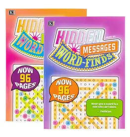KAPPA HIDDEN MESSAGE WORD FIND BOOK - 96 PAGES