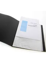 PRESENTATION BOOK HOLDS 8.5"X11" SHEETS - 20 SHEET CAPACITY PRESENTATION BOOK HOLDS 8.5"X11" SHEETS - 20 SHEET CAPACITY