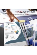 PRESENTATION BOOK HOLDS 8.5"X11" SHEETS - 20 SHEET CAPACITY PRESENTATION BOOK HOLDS 8.5"X11" SHEETS - 20 SHEET CAPACITY