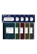 MINI COMPOSITION NOTEBOOK 4.5"X3.25" 80 SHEETS -2 PACK