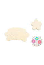 WOOD SHAPE: DAISY 3.15" -  12 PACK