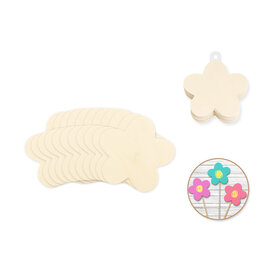 WOOD SHAPE: DAISY 3.15" -  12 PACK