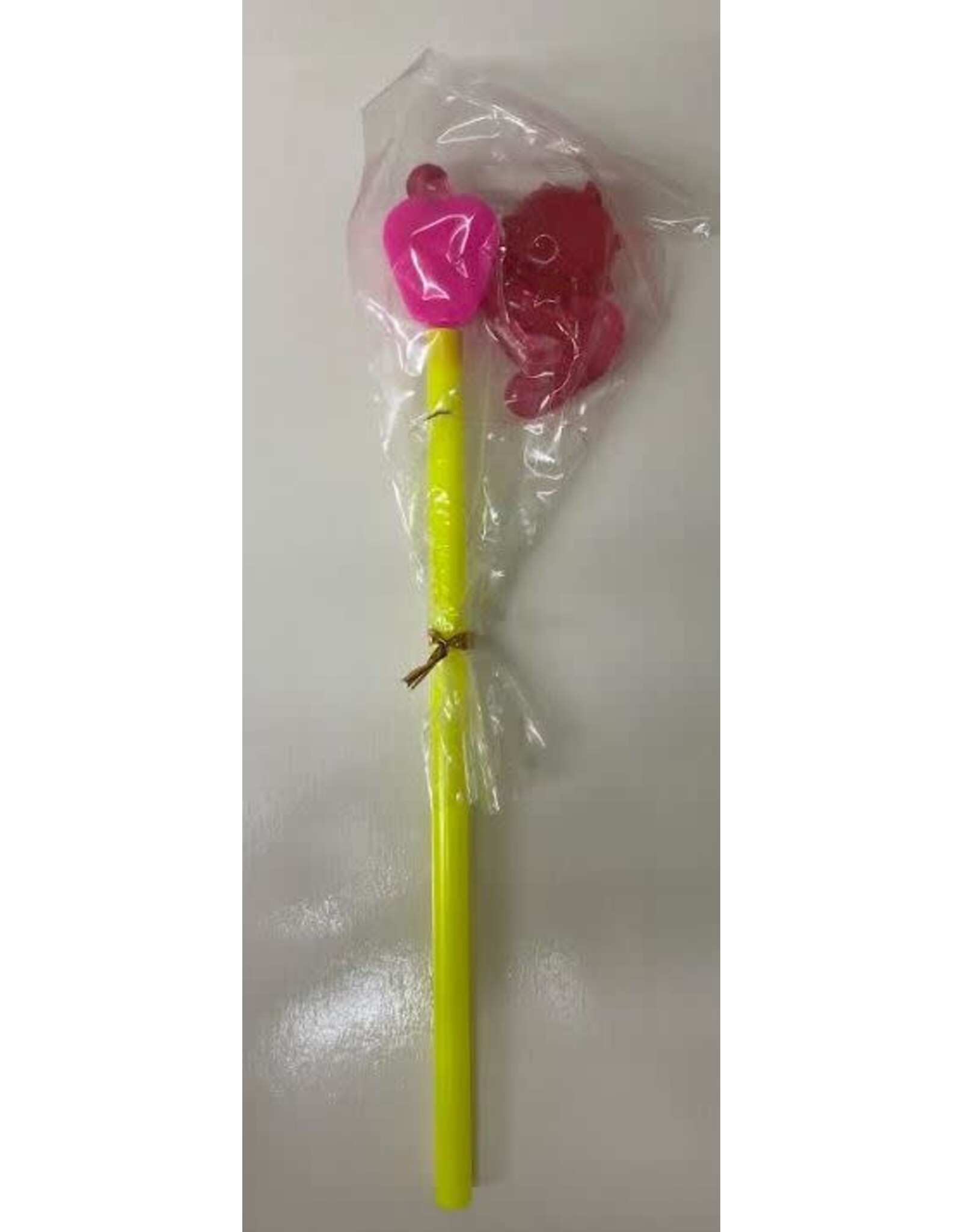 STICKY BALL ON PLASTIC WAND