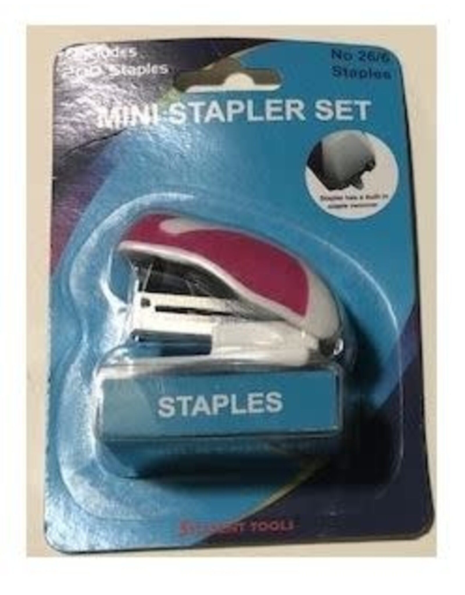 MINI STAPLER - WITH 200 STAPLES & STAPLE REMOVER