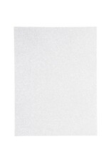 GLITTER FOAM SHEET: 9x12, 2MM WHITE