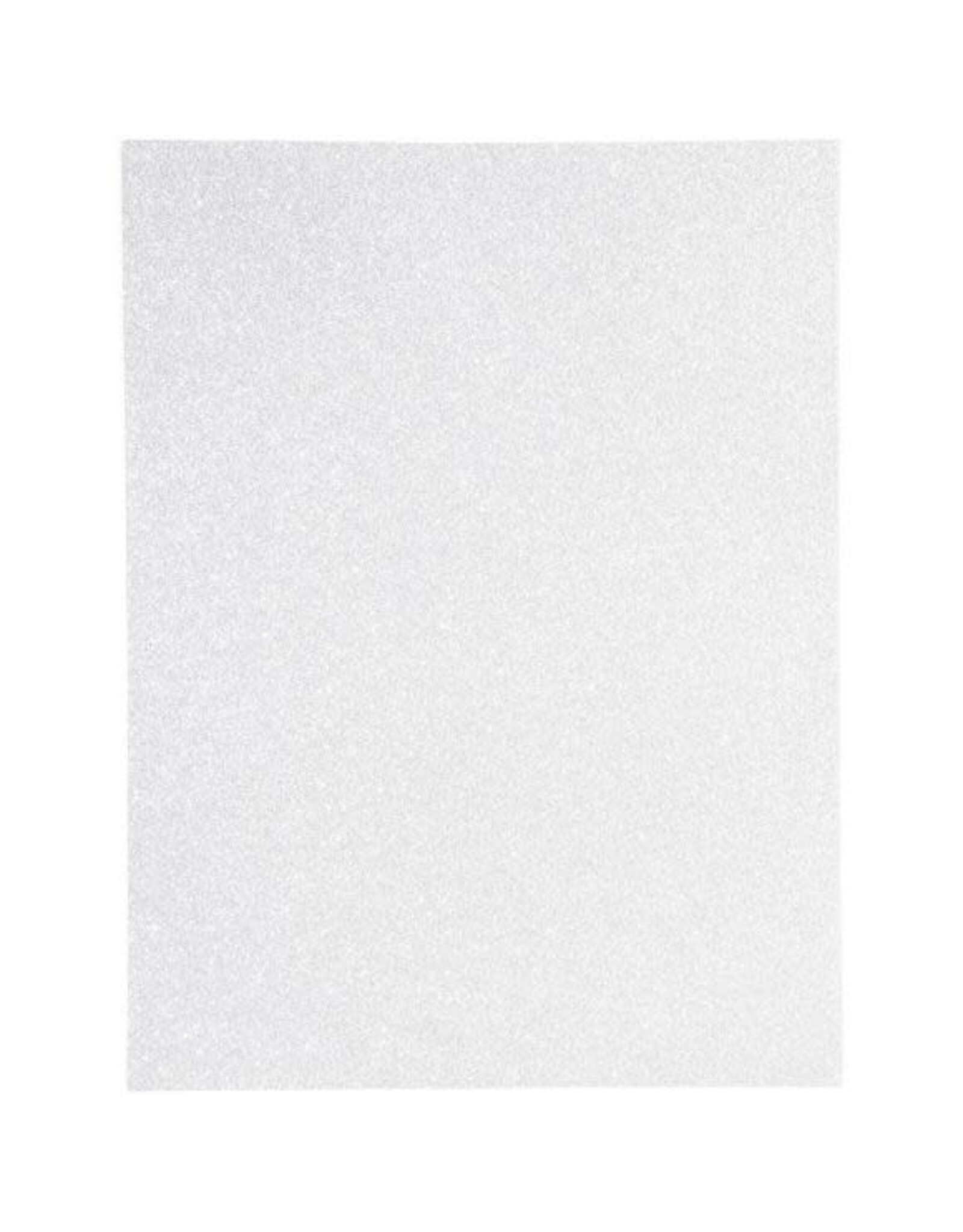 GLITTER FOAM SHEET: 9x12, 2MM WHITE