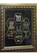 Chinuch Crafts SEQUIN ART : 9"X12" CHAGIM UZAMANIM