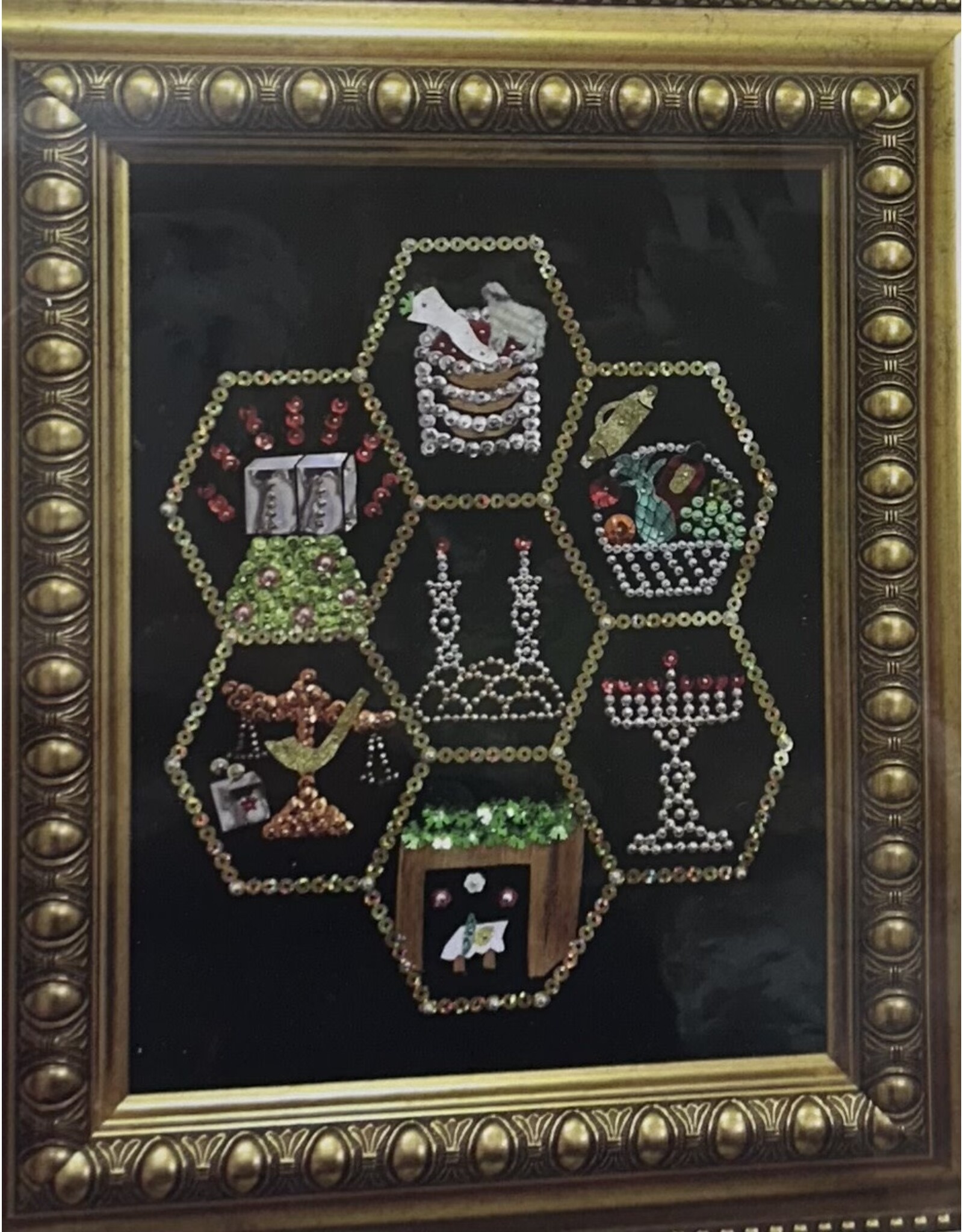 Chinuch Crafts SEQUIN ART : 9"X12" CHAGIM UZAMANIM