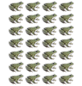 RANENU STICKERS: REALISTIC  FROG - 6 SHEETS