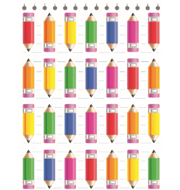 RANENU STICKER PENCILS 6 SHEETS