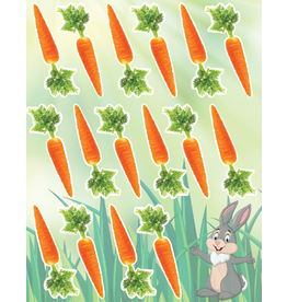 RANENU STICKERS CARROTS 6 SHEETS