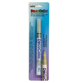 DECOCOLOR PAINT MARKER EXTRA FINE LIQUID SILVER