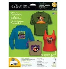 Iron On Transfer Paper For Ink Jet Printer  8.5"X11" 5/Pkg- DARK FABRIC