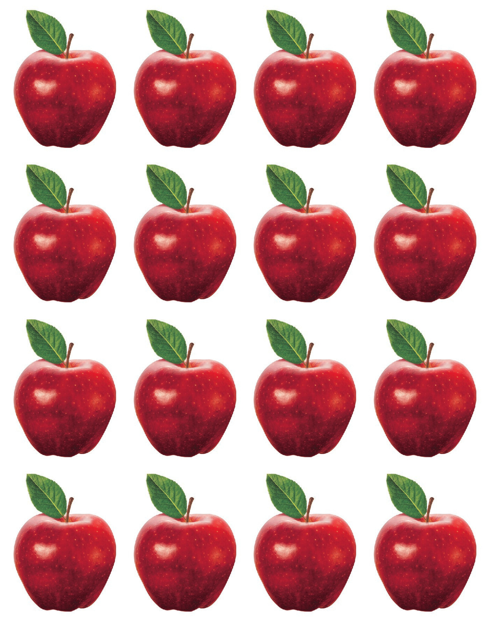 RANENU STICKERS: APPLES 1" - 6 SHEETS