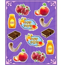 RANENU STICKERS: ROSH HASHANA SIMANIM - 6 SHEETS