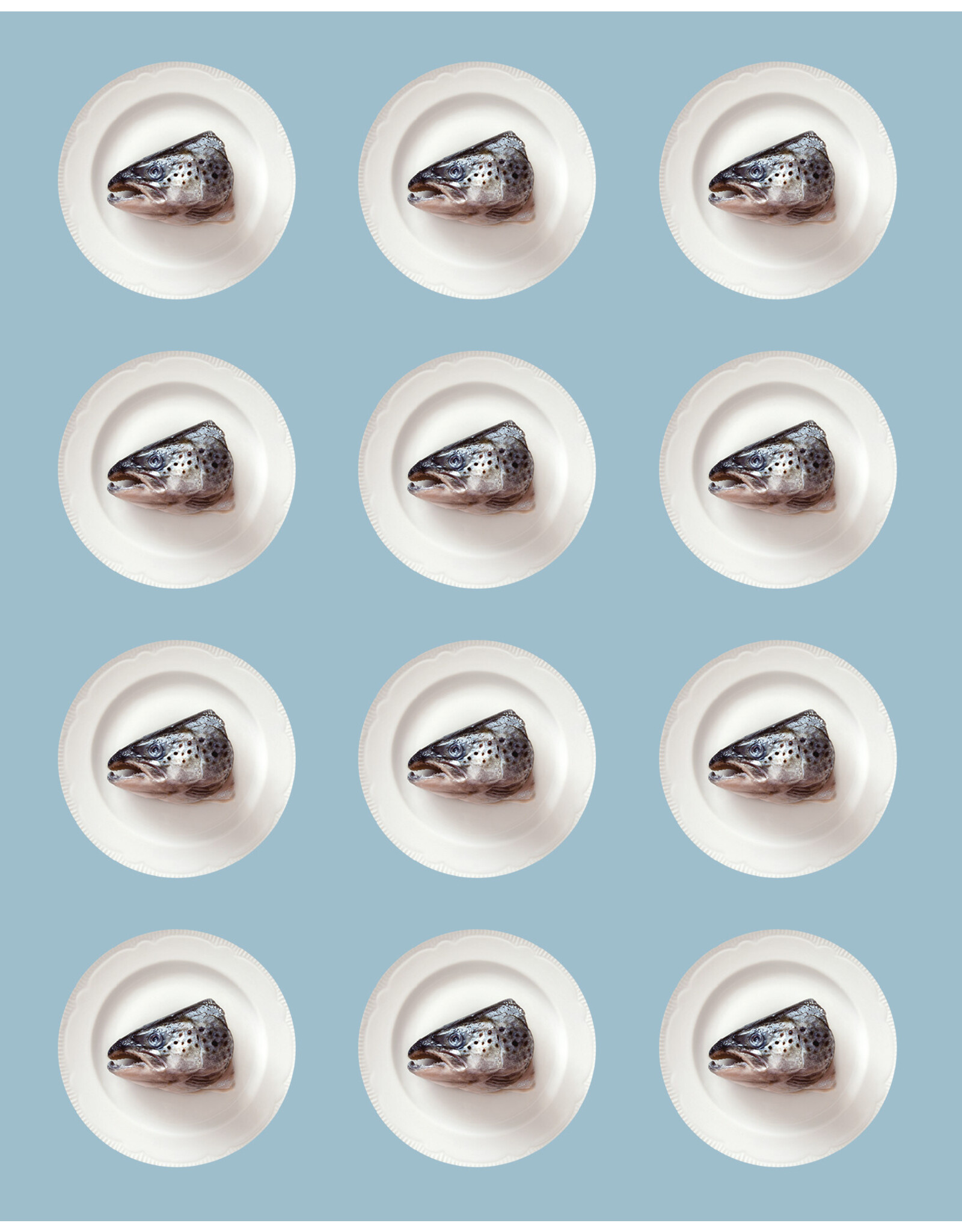 RANENU STICKERS: FISH HEAD - 6 SHEETS