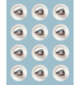 RANENU STICKERS: FISH HEAD - 6 SHEETS