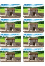 STICKERS: BAIS HAMIKDASH 1.5"X2" - 6 SHEETS