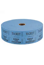 Indiana Ticket Co. RAFFLE TICKETS - BLUE  - DOUBLE -2000PC