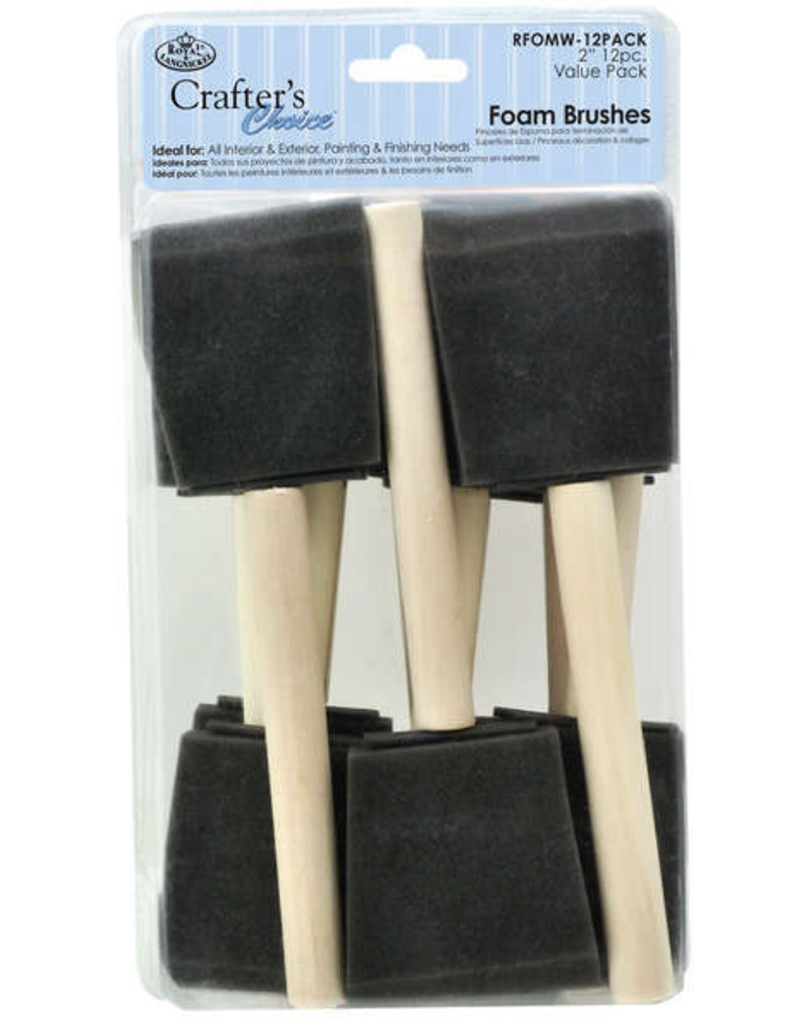 SPONGE BRUSHES - 2" - 12 PACK