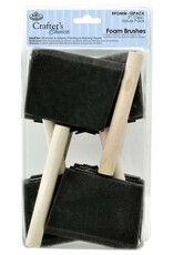 SPONGE BRUSHES - 3" - 10 PACK