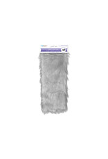 CRAFT FUR - 9x12 -LONG PILE  GRAY
