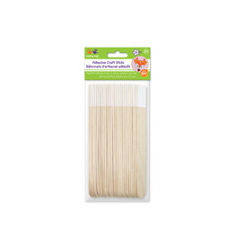 ADHESIVE CRAFT STICKS: JUMBO 6" 25 PACK