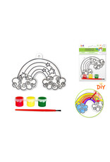 SUNCATCHER PAINT KIT: 3.5"X4.3" RAINBOW