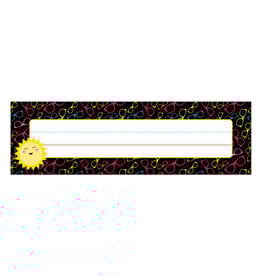 NAME PLATE: SCHOOL POP  9.5"X3" 36 PACK