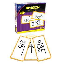FLASH CARDS: DIVISION ALL FACTS THROUGH 12 - 169 CARDS