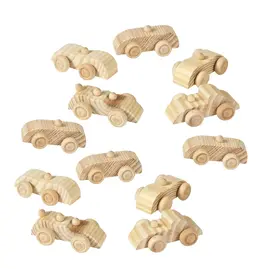 DYO UNFINISHED WOOD CARS