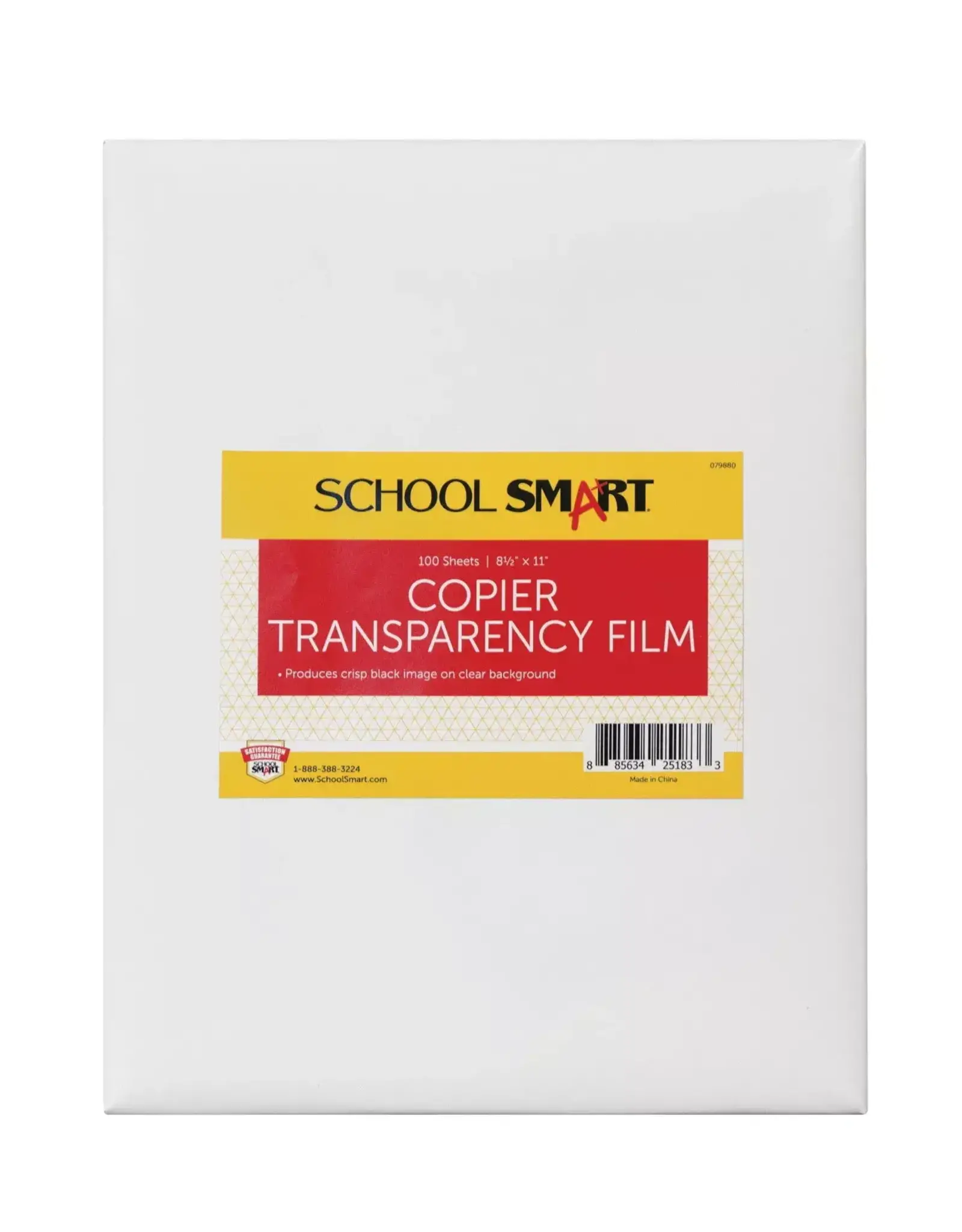 TRANSPARENCY FILM  WITHOUT STRIP - 8½x11 - 100 PACK