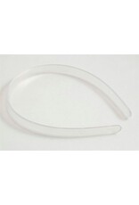 CLEAR HEADBAND: .25" - 12 PACK