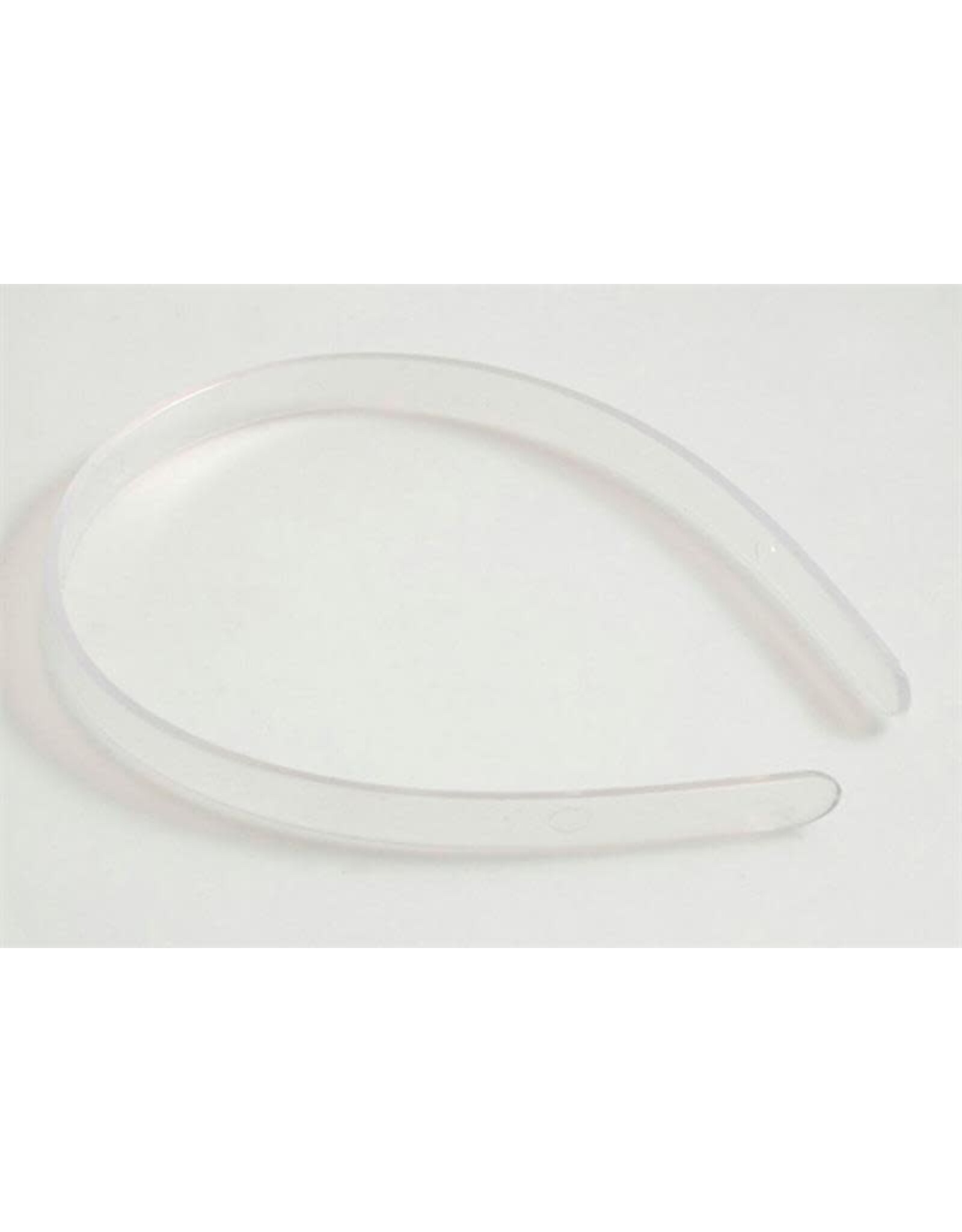CLEAR HEADBAND: .25" - 12 PACK