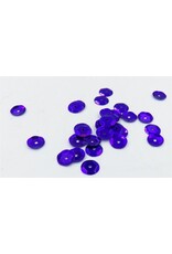 SEQUINS - 8MM - PURPLE - 200 PACK