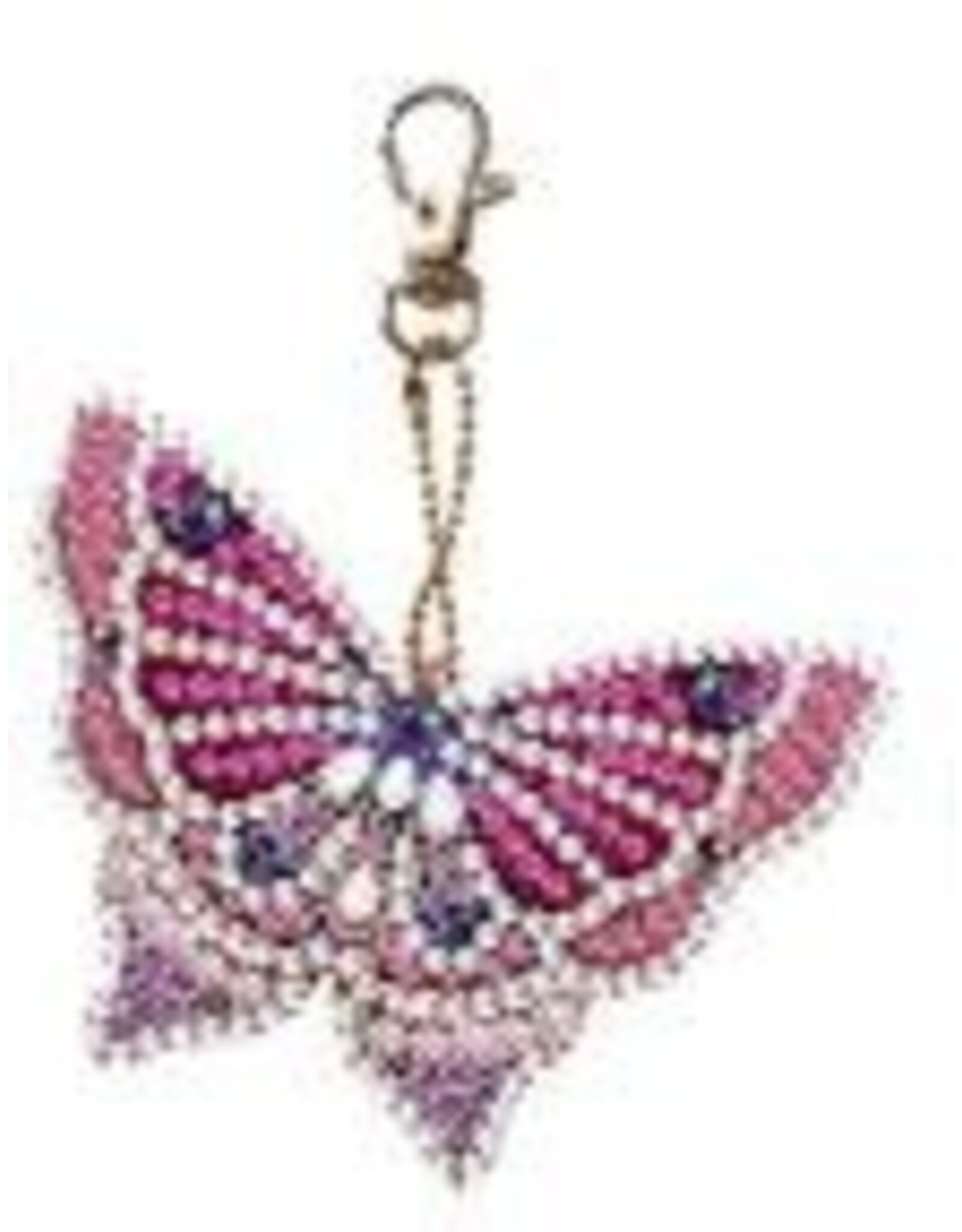 DIAMOND ART: KEYCHAIN BUTTERFLY