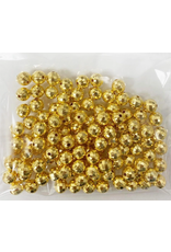 8MM  FACETED BEAD GOLD 30 GRAM