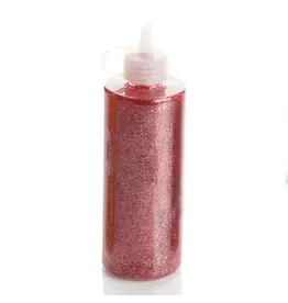 WASHABLE GLITTER GLUE: METALLIC RED 4OZ
