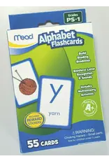 MEAD FLASH CARDS: ALPHABET 55 CARDS MEAD