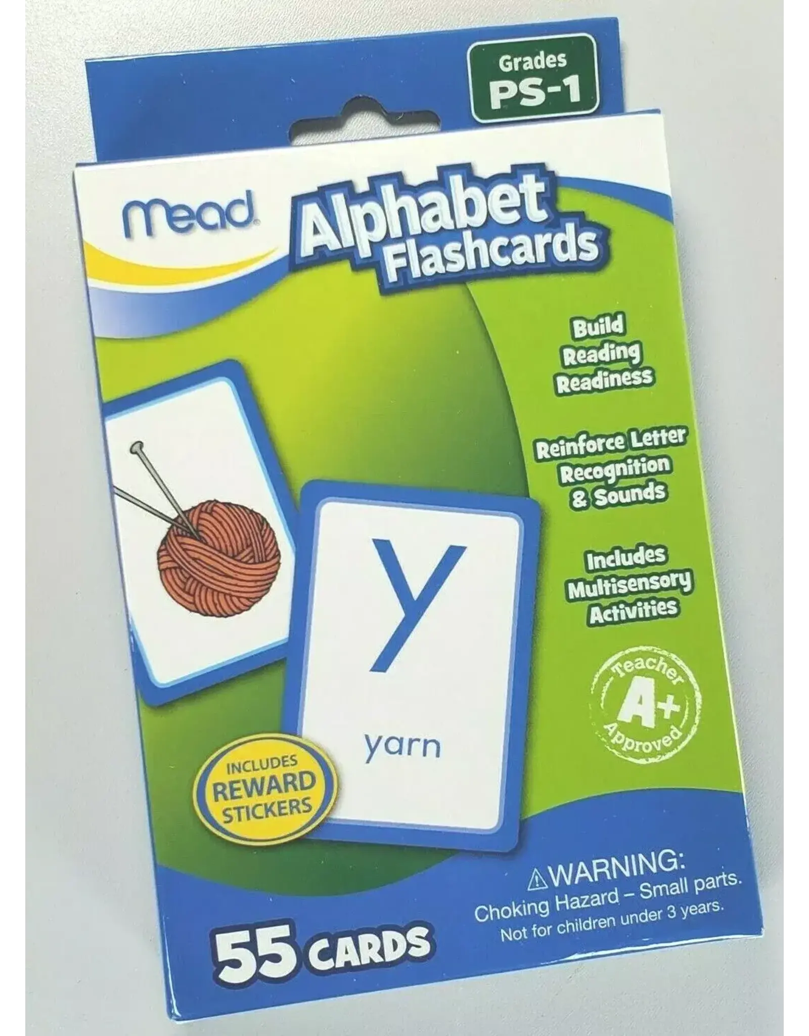 MEAD FLASH CARDS: ALPHABET 55 CARDS MEAD