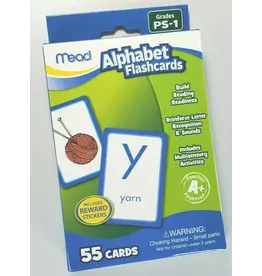 MEAD FLASH CARDS: ALPHABET 55 CARDS MEAD
