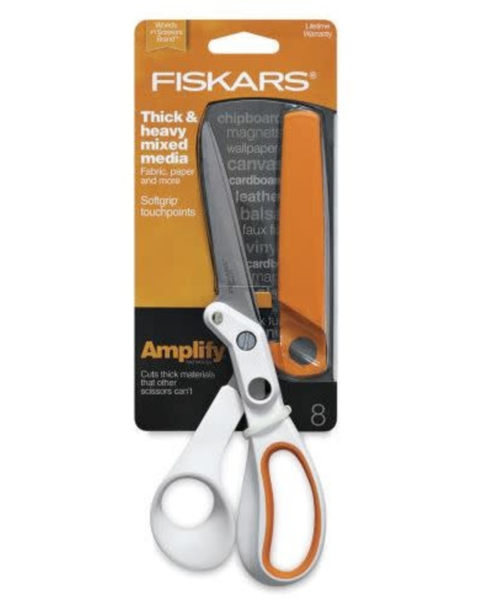 FISKARS FISKARS SCISSOR 8'  CUTS THICK MATERIALS