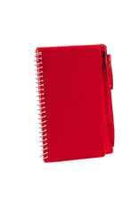 RED  NOTEBOOK AND PEN