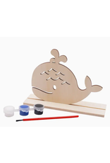 WOODEN PAINTING SET WHALE