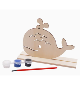 WOODEN PAINTING SET WHALE