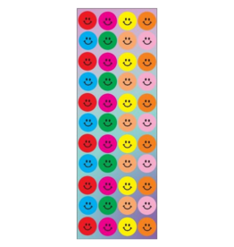 incento magic STICKERS:   SMILE ASSORTED COLORS -  6 SHEETS