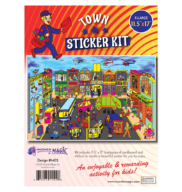 incento magic STICKER KIT -  TOWN 11.5"X17"