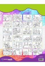 incento magic GIRLS COLORING BOOK  - 24 PAGES